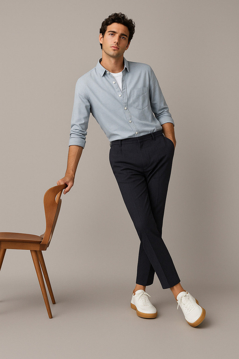 Loro Piana Men's Tennis Walk Sneakers (Deerskin) - Image 3