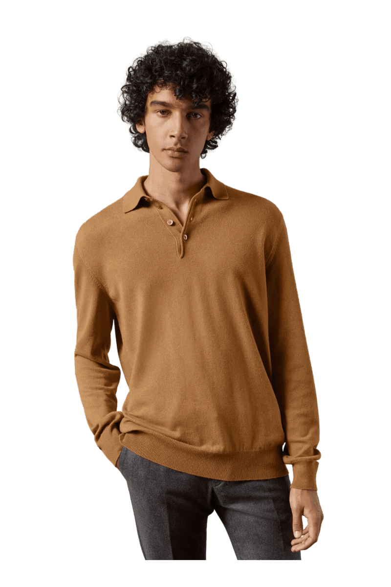 Loro Piana Men's Vicuña Polo Shirt