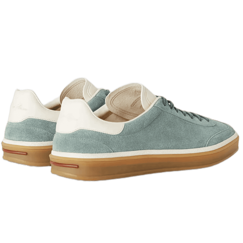 Loro Piana Men’s Tennis Walk Sneakers (Suede Calf Split) - Image 6