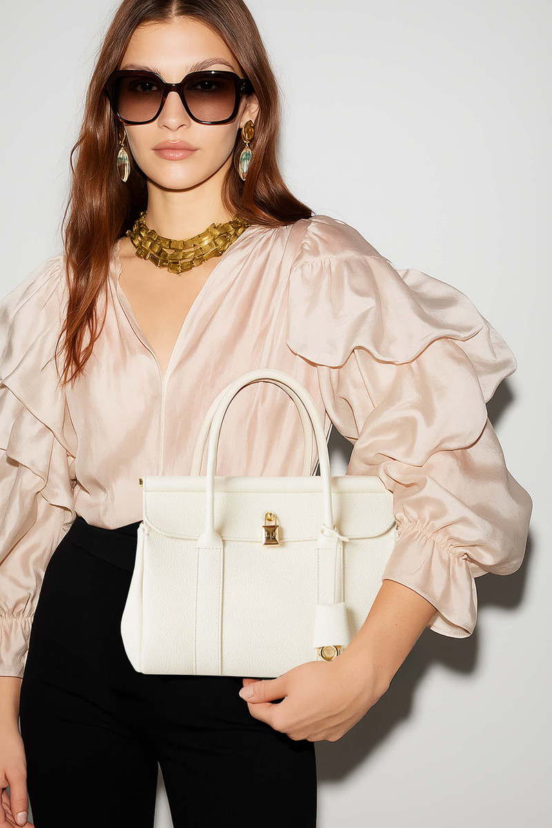 Loro Piana Women's Loom bag L25 (Grained Calfskin)