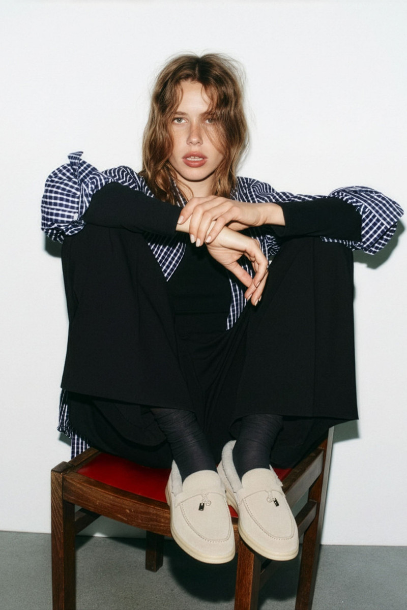 Loro Piana Women's Summer Charms Walk Loafers (Suede with Beaver Fur)