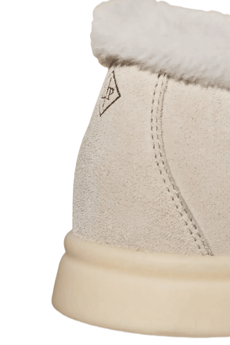 Loro Piana Women's Summer Charms Walk Loafers (Suede with Beaver Fur) - Image 9