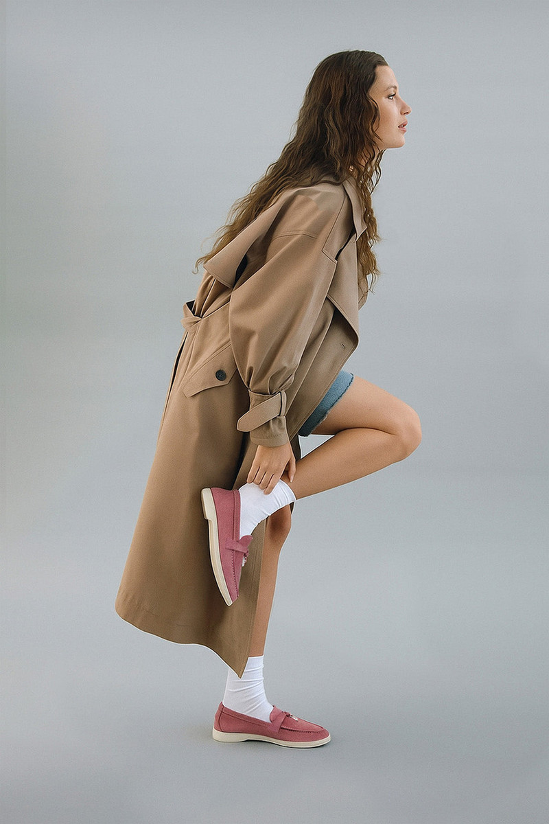 Loro Piana Women's Summer Charms Walk Loafers (Suede) - Image 5