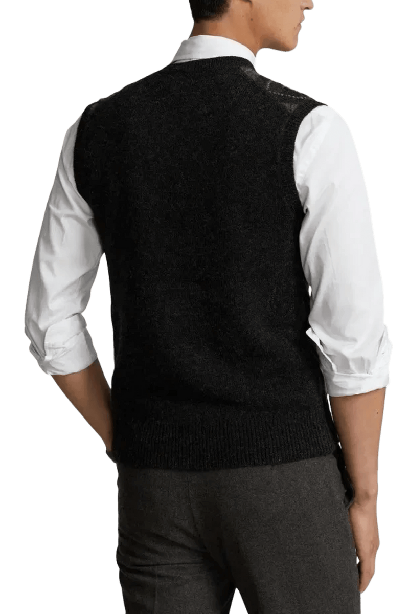 Ralph Lauren Men's Argyle Wool Sweater Vest