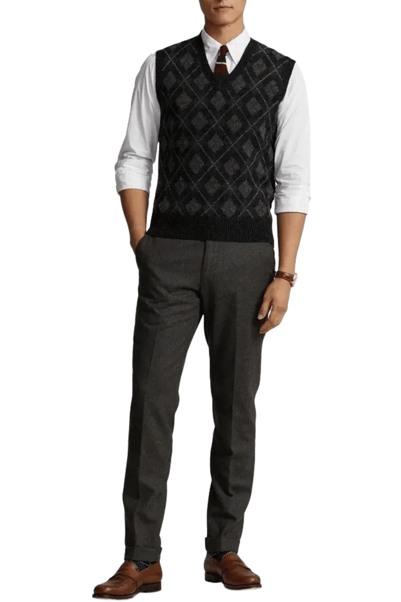 Ralph Lauren Men's Argyle Wool Sweater Vest - Image 4