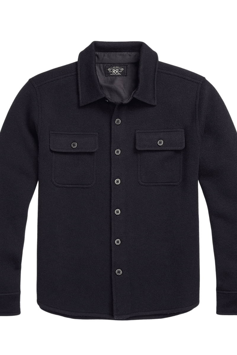 Ralph Lauren Men's Birdseye Jacquard Wool Workshirt Jumper