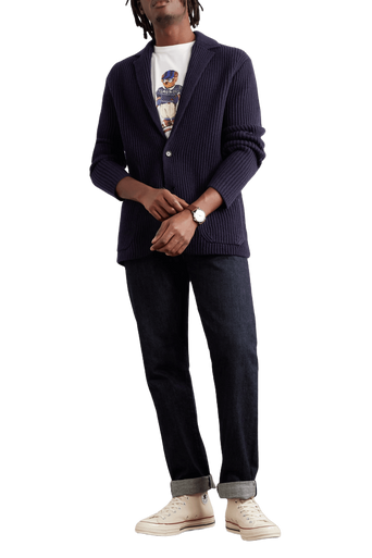 Ralph Lauren Men's Wool-Blend Blazer Cardigan