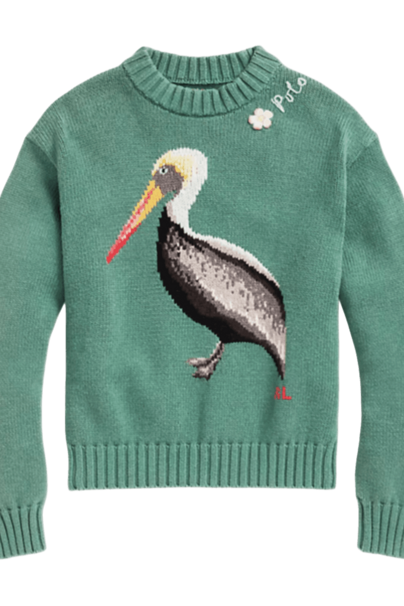 Ralph Lauren Women's Intarsia-Knit Pelican Mockneck Jumper - Image 3