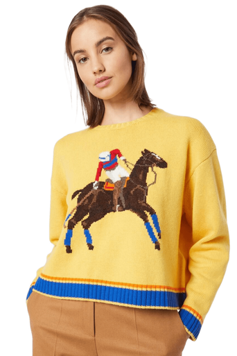 Ralph Lauren Women's Intarsia-Knit Wool Sweater