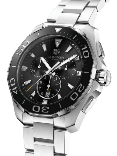 TAG Heuer Aquaracer 43mm Black Dial Men's Watch - Image 3