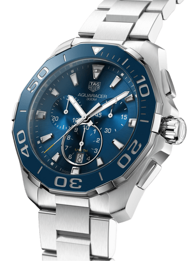 TAG Heuer Aquaracer 43mm Blue Dial Men's Watch - Image 3