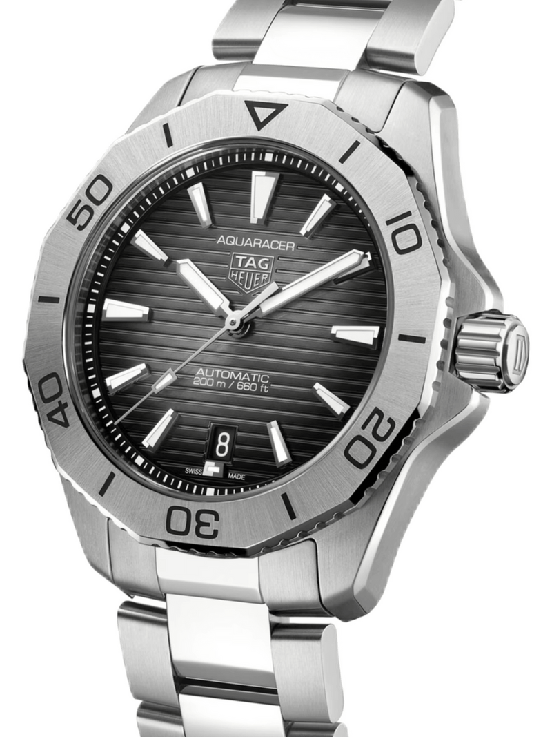 TAG Heuer Aquaracer Professional 200 Date 40mm Black Dial Men's Watch - Image 3