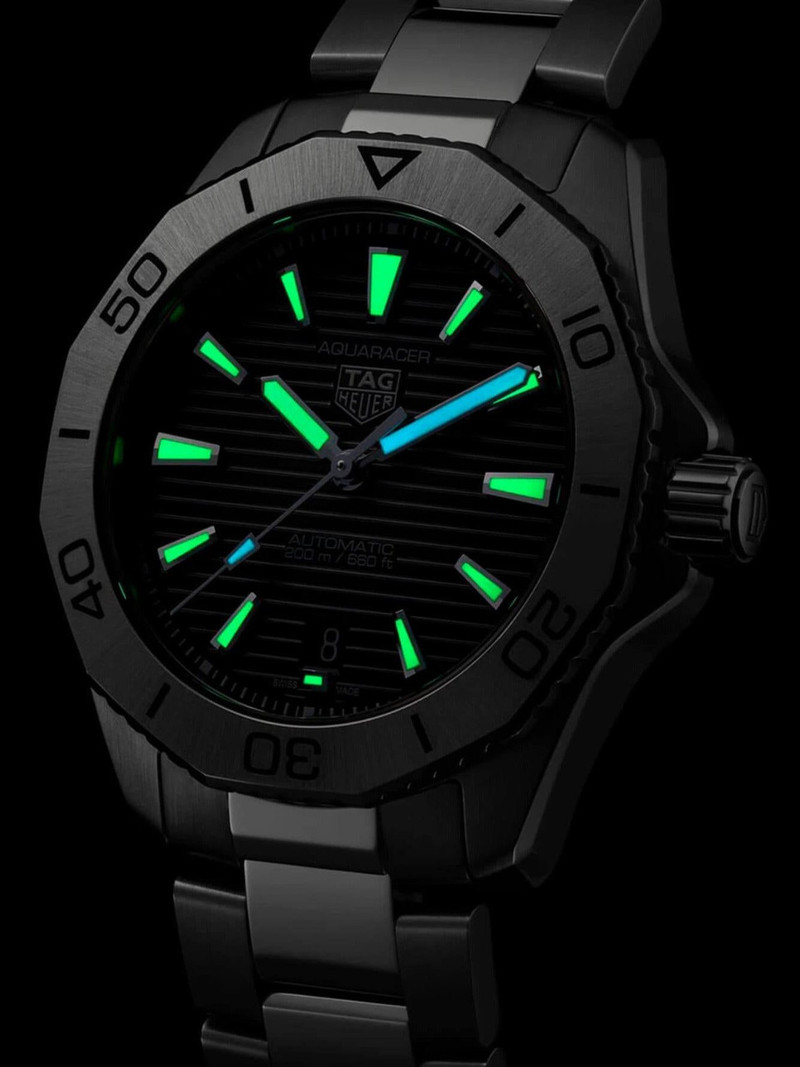 TAG Heuer Aquaracer Professional 200 Date 40mm Black Dial Men's Watch - Image 8