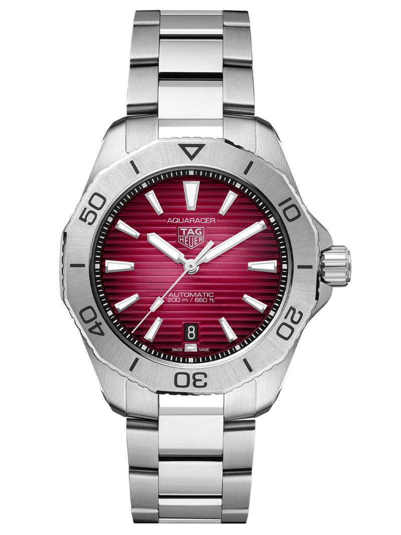 TAG Heuer Aquaracer Professional 200 Date 40mm Red Dial Men's Watch