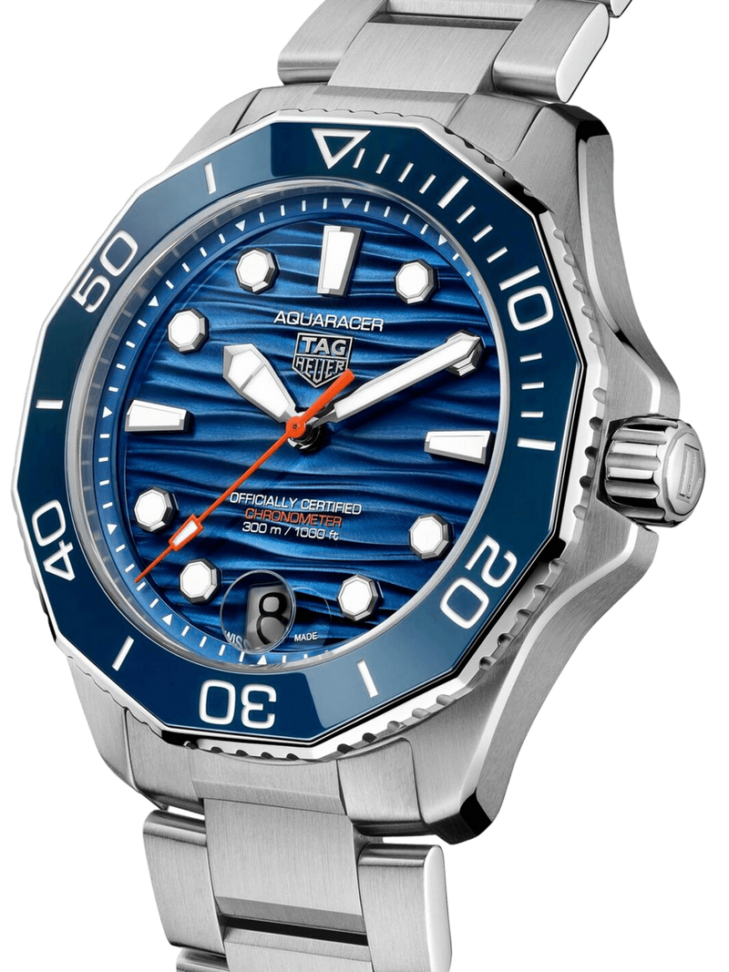 TAG Heuer Aquaracer Professional 300 Date 42mm Blue Dial Men's Watch - Image 3