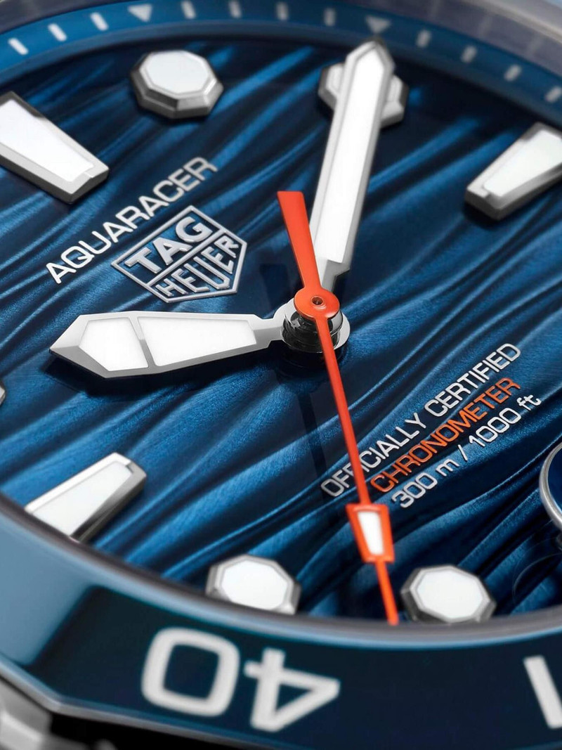 TAG Heuer Aquaracer Professional 300 Date 42mm Blue Dial Men's Watch - Image 4