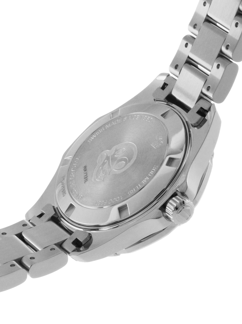 TAG Heuer Aquaracer Quartz 35mm Women's Watch Blue Mother Of Pearl - Image 5