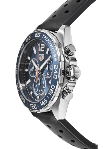 TAG Heuer Formula 1 Chronograph 43mm Blue Dial Rubber Strap Men's Watch - Image 4