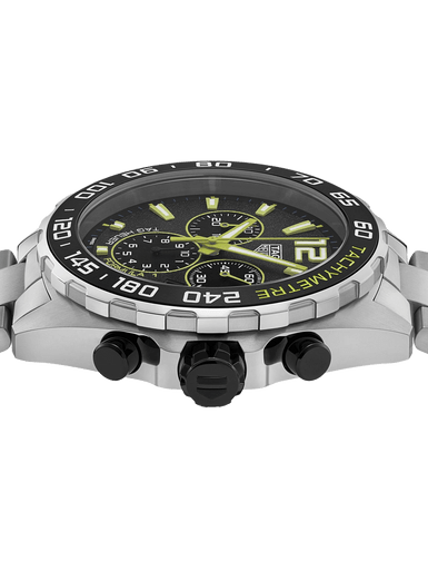 TAG Heuer Formula 1 Chronograph Grey Dial Lime-Yellow Trims 43mm Men's Watch - Image 6
