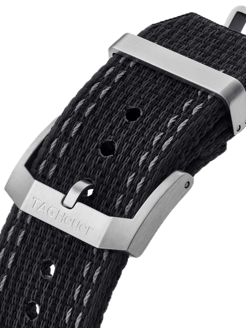 TAG Heuer Formula 1 Chronograph Grey Dial Lime-Yellow Trims Nylon Strap 43mm Men's Watch - Image 6