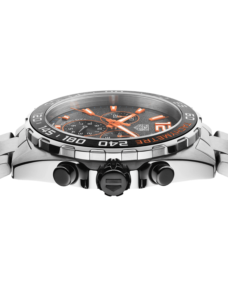 TAG Heuer Formula 1 Chronograph Grey Dial Orange Trims 43mm Men's Watch - Image 6