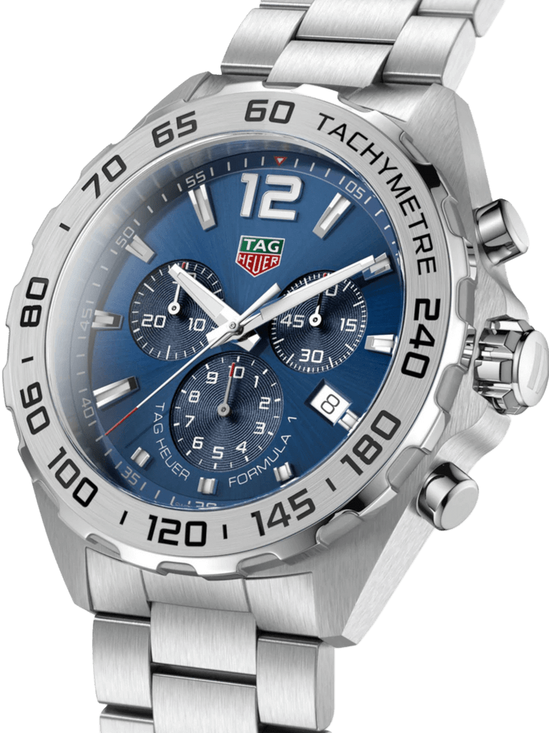 TAG Heuer Formula 1 Chronograph Quartz Blue Dial 43mm Men's Watch - Image 6