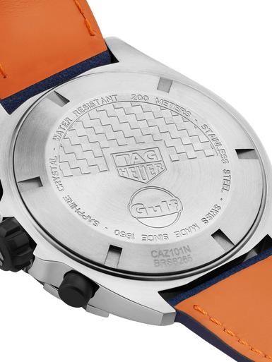 TAG Heuer Formula 1 Quartz Chronograph Blue & Orange Dial 43mm Men's Watch - Image 9