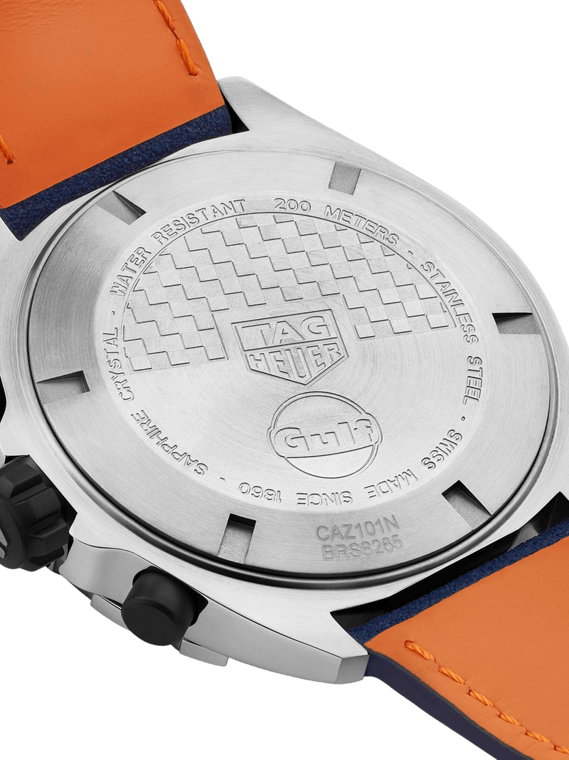 TAG Heuer Formula 1 Quartz Chronograph Blue & Orange Dial 43mm Men's Watch - Image 10