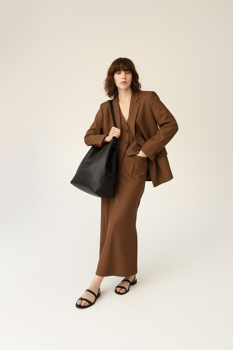 The Row Belvedere Tote Bag in Leather