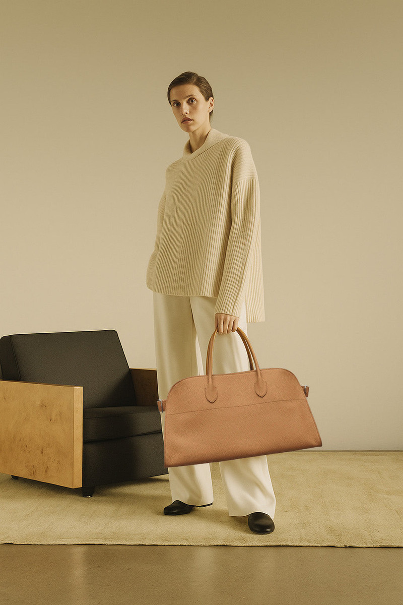 The Row EW Margaux Bag in Leather - Image 7