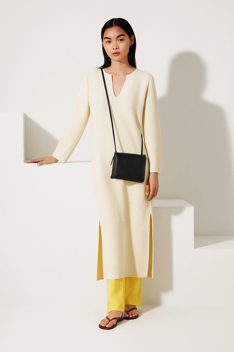 The Row Nu Twin Mini Leather Crossbody Bag - Image 3