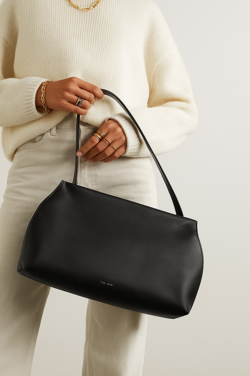 The Row Sienna Leather Tote - Image 5