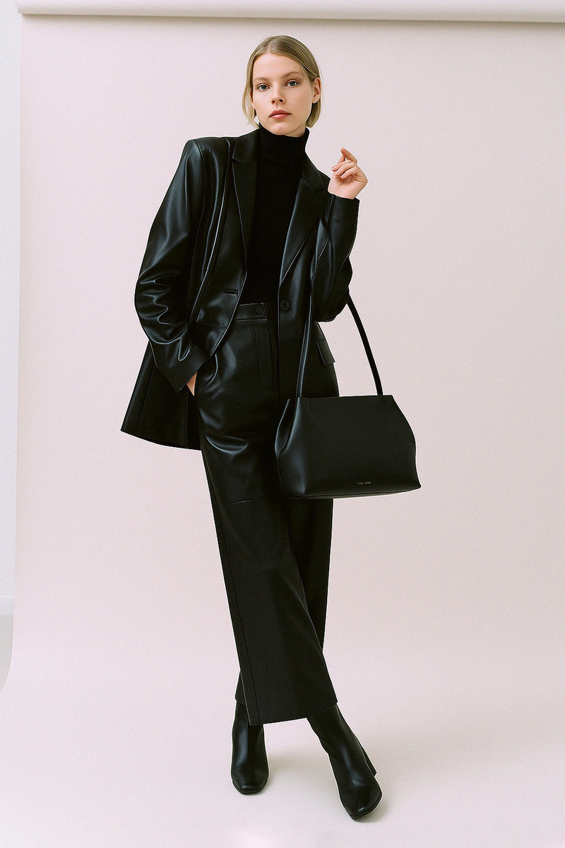 The Row Sienna Leather Tote - Image 7