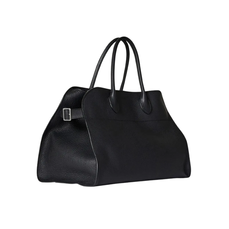 The Row Soft Margaux 15 Bag in Leather - Image 4