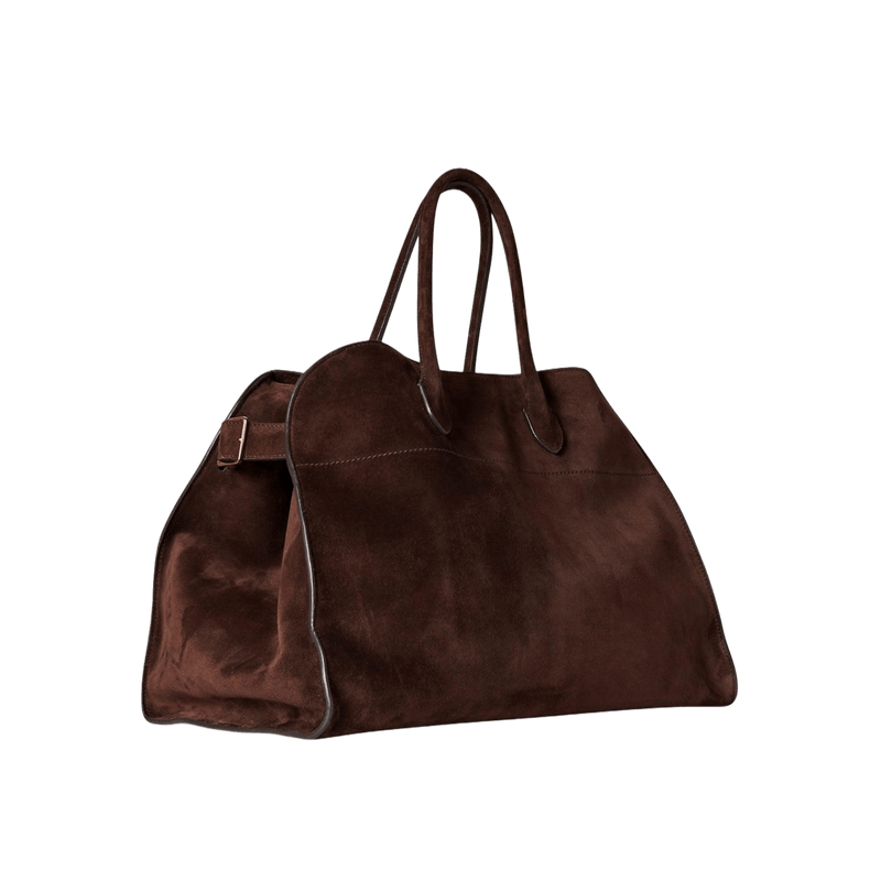 The Row Soft Margaux 15 Bag in Suede - Image 4