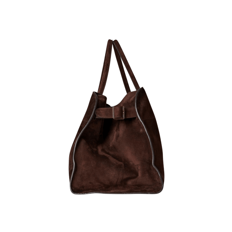 The Row Soft Margaux 15 Bag in Suede - Image 6