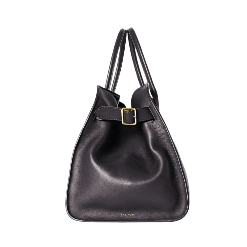 The Row Soft Margaux 17 Bag in Leather - Image 6