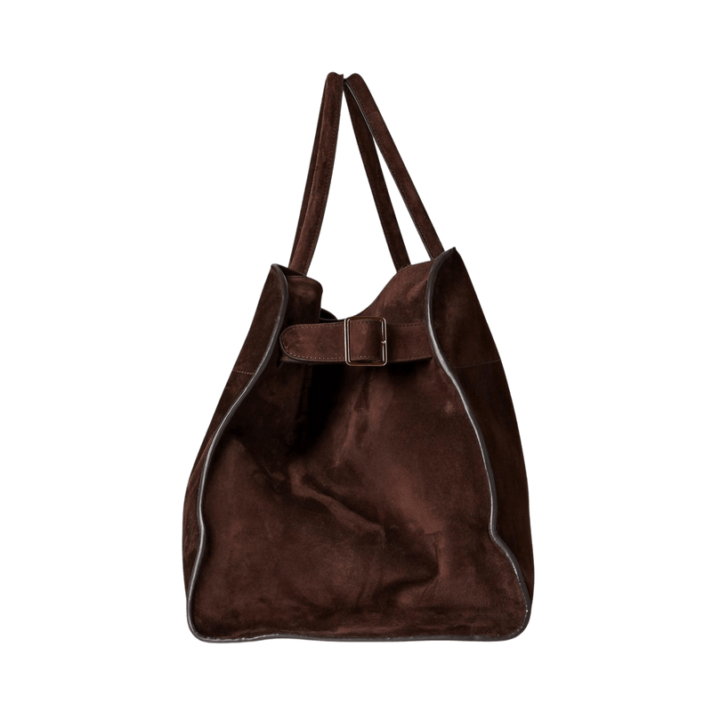 The Row Soft Margaux 17 Bag in Suede - Image 6