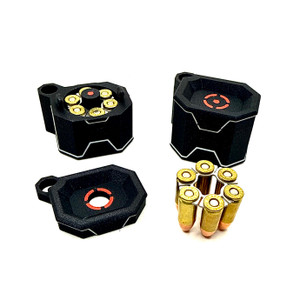 9mm Moon Clip Case in Black, Gray, and Red