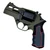 Concealed Carry Type 2 Grip - Black, Dark Gray, and Red