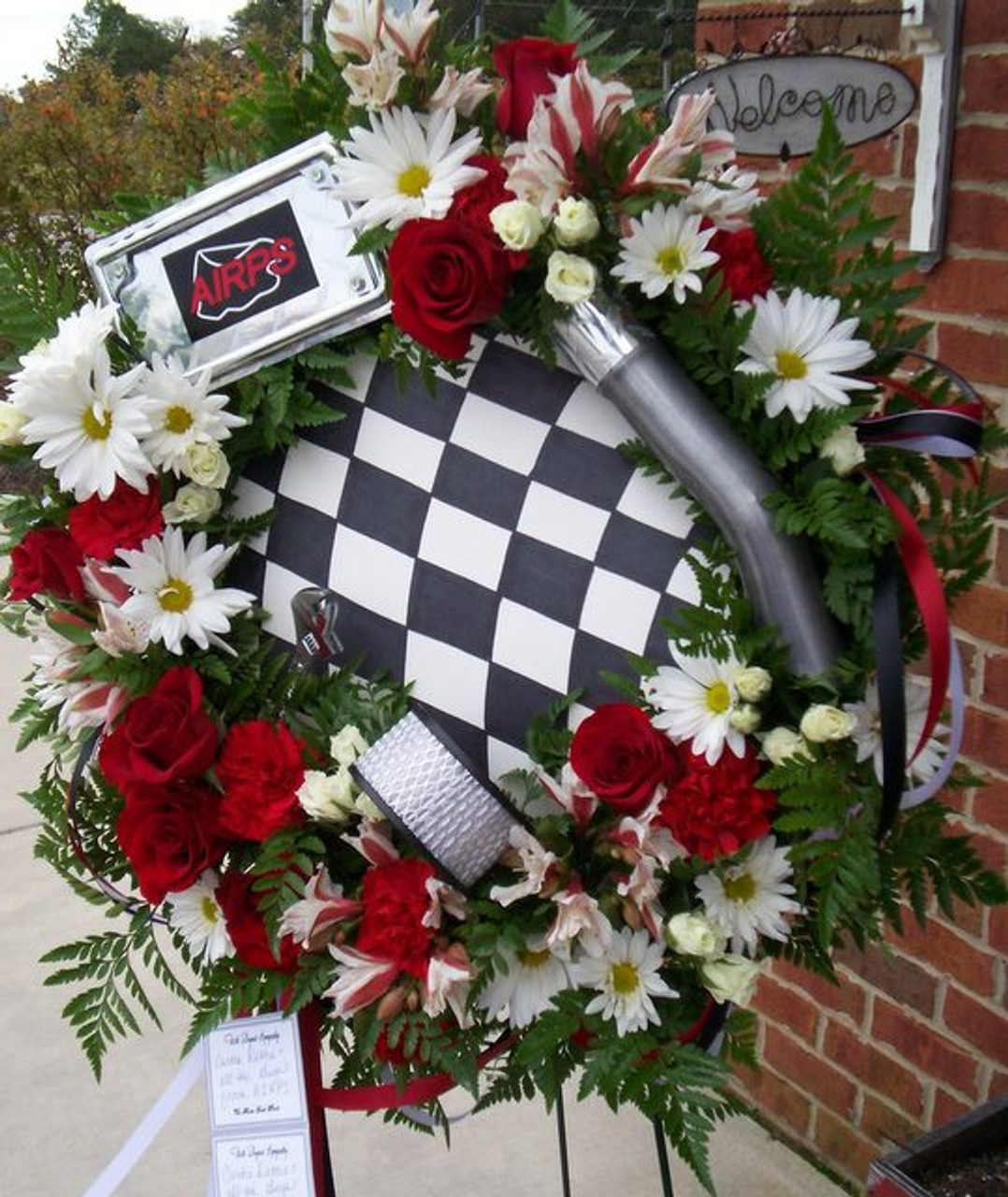 Baseball Funeral Display  Funeral flower arrangements, Funeral