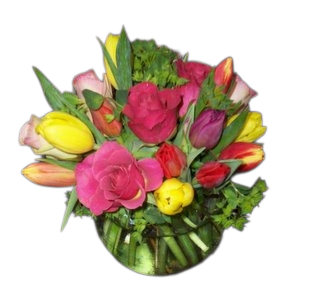 The Bloom Closet's Tulips + Roses = LOVE