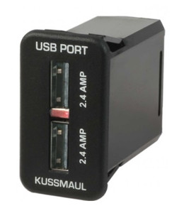 Kussmaul USB Dual Port, 4.8A with terminal connectors 091-219-5 Kussmaul USB Dual Port, 4.8A with terminal connectors 091-219-5