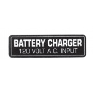 Kussmaul 'Battery Charger' Nameplate
