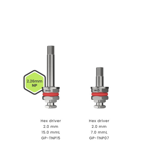 Hex Drivers for Ratchets | Conical Connection 2.26mm | NP