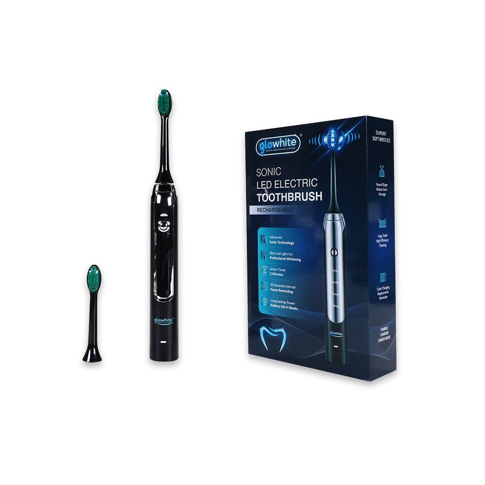 Glowhite Teeth Whitening Electric Toothbrush Blue light L.E.D. Brush