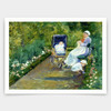 Mary Cassatt,Children in a Garden, The Nurse,art prints,Vintage art,canvas wall art,famous art prints,V4604
