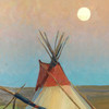 Maynard Dixon,Evening on the Blackfeet Reservation, 1917,art prints,Vintage art,canvas wall art,famous art prints,V4645