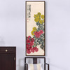 Qi Huangyi,Chrysanthemum symbolizing longevity,Chinese Flower Painting,Vertical Narrow Art,large wall art,framed wall art,canvas wall,M689