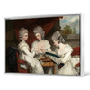 Joshua Raynolds,The Ladies Waldegrave scene,large wall art,framed wall art,canvas wall art,large canvas,M4494